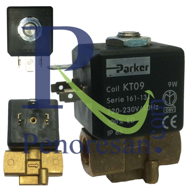 پنوماتیک شیر برقی پارکر 1/4 مدل PARKER VE161.4
